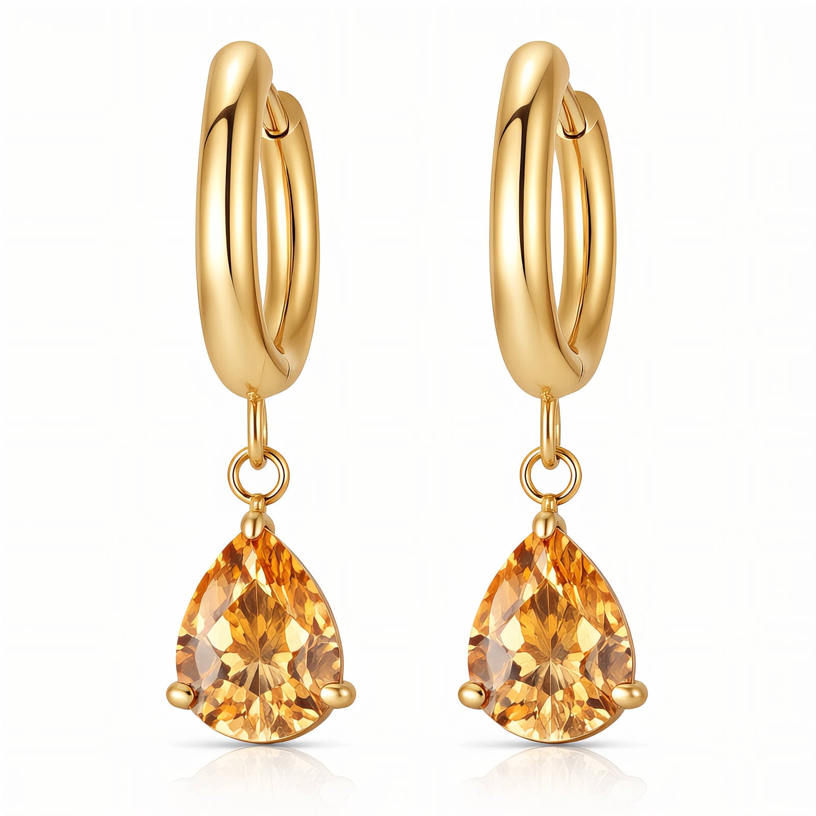 VYRA Waterproof Gold Hoop Earrings - tarnish-free hypoallergenic jewellery NZ AU