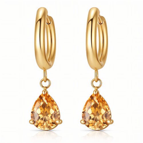 Gold Hoop Earrings - waterproof tarnish-free hypoallergenic earrings by VYRA