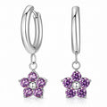 Flowers Earrings, Stainless Steel
