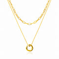 Gold Minimalist Necklace - waterproof tarnish-free hypoallergenic necklace by VYRA