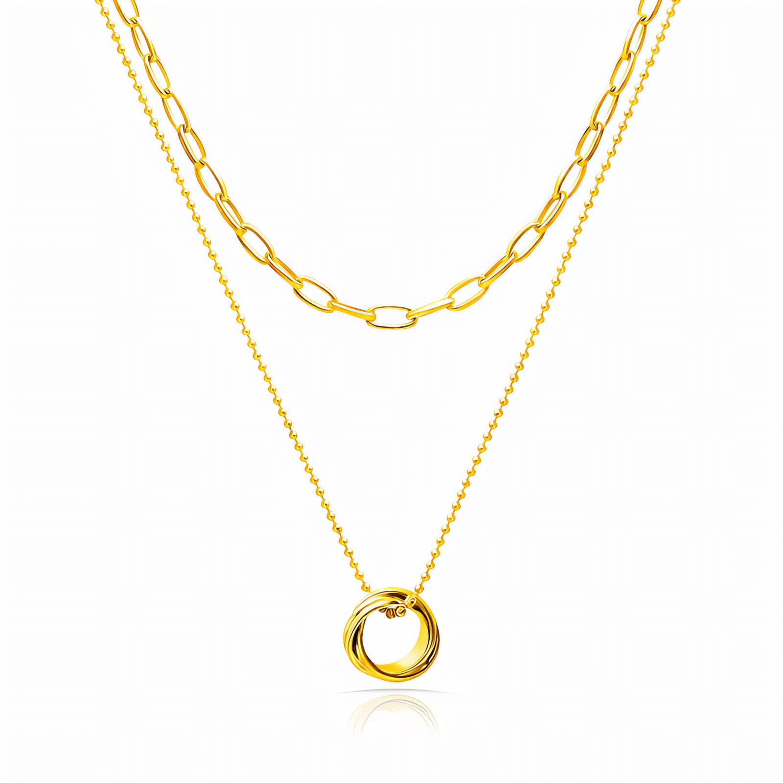 Gold Minimalist Necklace - waterproof tarnish-free hypoallergenic necklace by VYRA