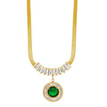 Heart Necklace, 18K Gold Plated Steel
