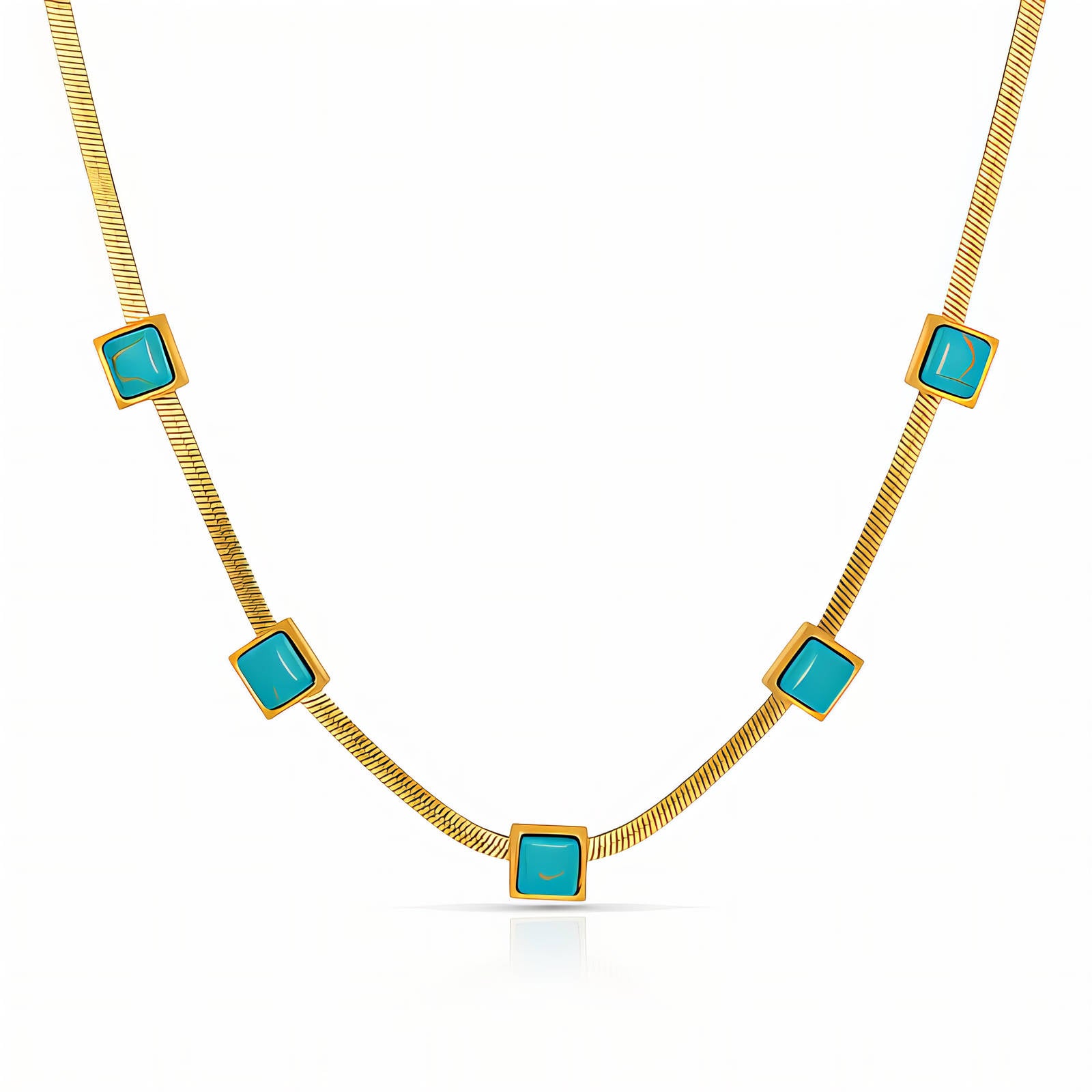 Gold Minimalist Necklace - waterproof tarnish-free hypoallergenic necklace by VYRA
