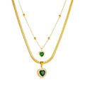 Gold Hearts Necklace - waterproof tarnish-free hypoallergenic necklace by VYRA