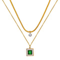 VYRA Waterproof Gold Pendant Necklace - tarnish-free hypoallergenic jewellery NZ AU