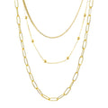 Gold Minimalist Necklace - waterproof tarnish-free hypoallergenic necklace by VYRA