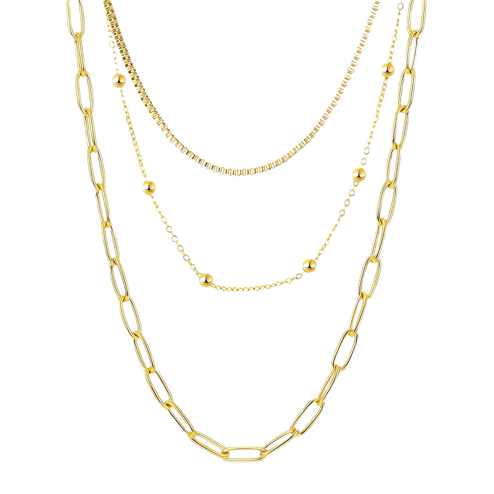 Gold Minimalist Necklace - waterproof tarnish-free hypoallergenic necklace by VYRA