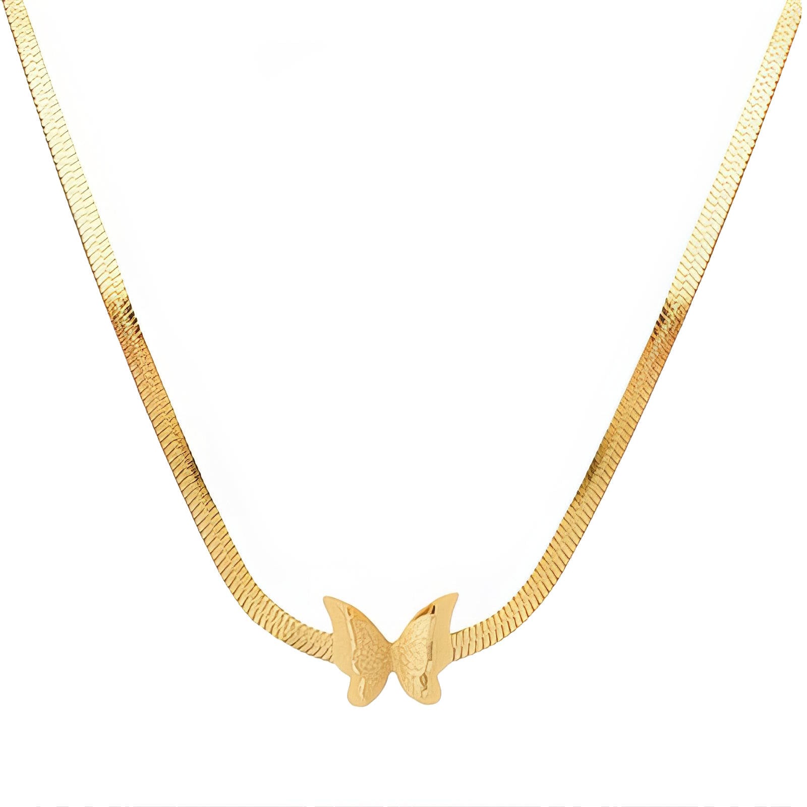 Gold Butterfly Necklace - waterproof tarnish-free hypoallergenic necklace by VYRA