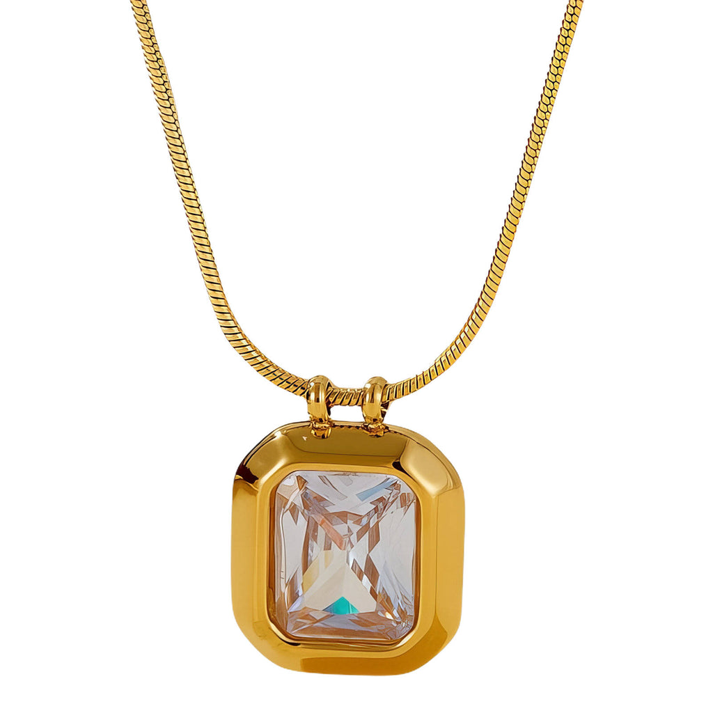 VYRA Waterproof Gold Pendant Necklace - tarnish-free hypoallergenic jewellery NZ AU
