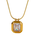 VYRA Waterproof Gold Pendant Necklace - tarnish-free hypoallergenic jewellery NZ AU