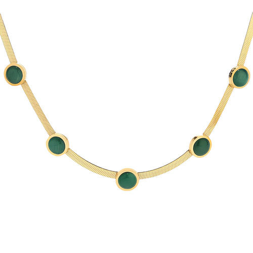 Gold Minimalist Necklace - waterproof tarnish-free hypoallergenic necklace by VYRA