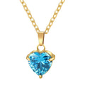 VYRA Waterproof Gold Heart Necklace - tarnish-free hypoallergenic jewellery NZ AU