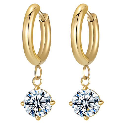 Gold Hoop Earrings - waterproof tarnish-free hypoallergenic earrings by VYRA
