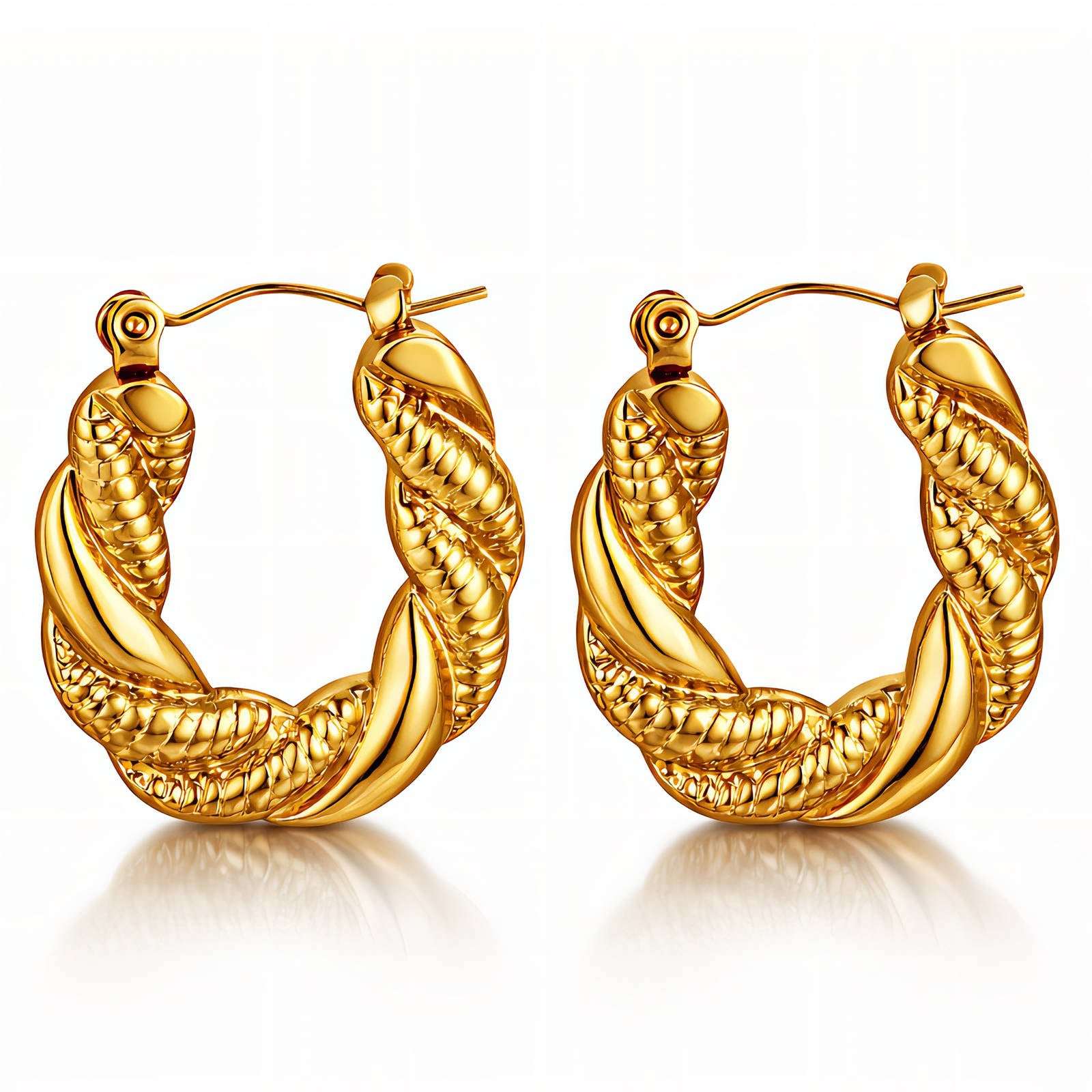 Gold Minimalist Earrings - waterproof tarnish-free hypoallergenic earrings by VYRA