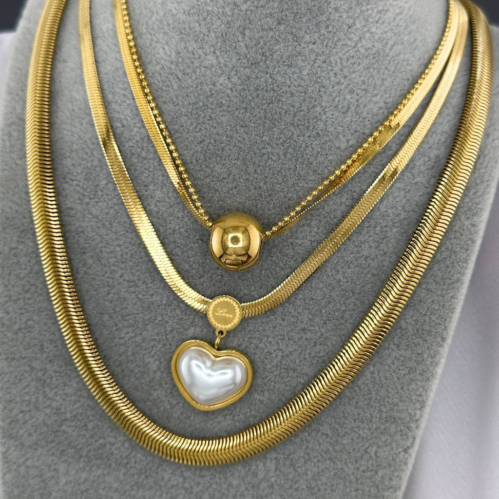 VYRA Waterproof Gold Necklace - tarnish-free hypoallergenic jewellery NZ AU