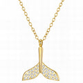 Necklace, 18K Gold Plated Steel
