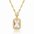 VYRA Waterproof Gold Pendant Necklace - tarnish-free hypoallergenic jewellery NZ AU