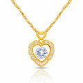 VYRA Waterproof Gold Heart Necklace - tarnish-free hypoallergenic jewellery NZ AU
