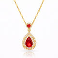 Necklace, 18K Gold Plated Steel