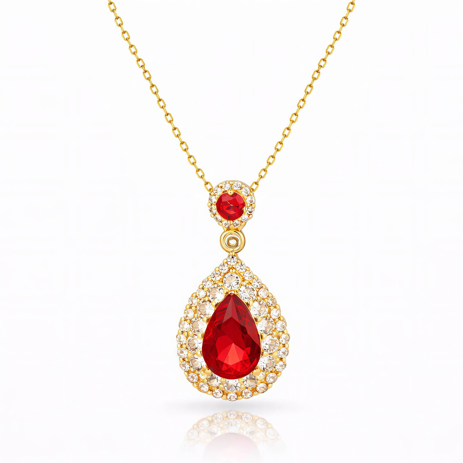 Dainty Gold Pendant Necklace - waterproof tarnish-free hypoallergenic necklace by VYRA