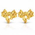 Bows Earrings, 18K Gold Plated Steel