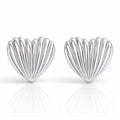 Hearts Earrings, Stainless Steel