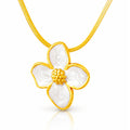 Gold Flower Necklace - waterproof tarnish-free hypoallergenic necklace by VYRA