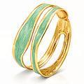 Bracelet, 18K Gold Plated Steel