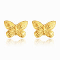 Bees Earrings, 18K Gold Plated Steel