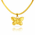 Bee Necklace, 18K Gold Plated Steel