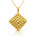 Necklace, 18K Gold Plated Steel