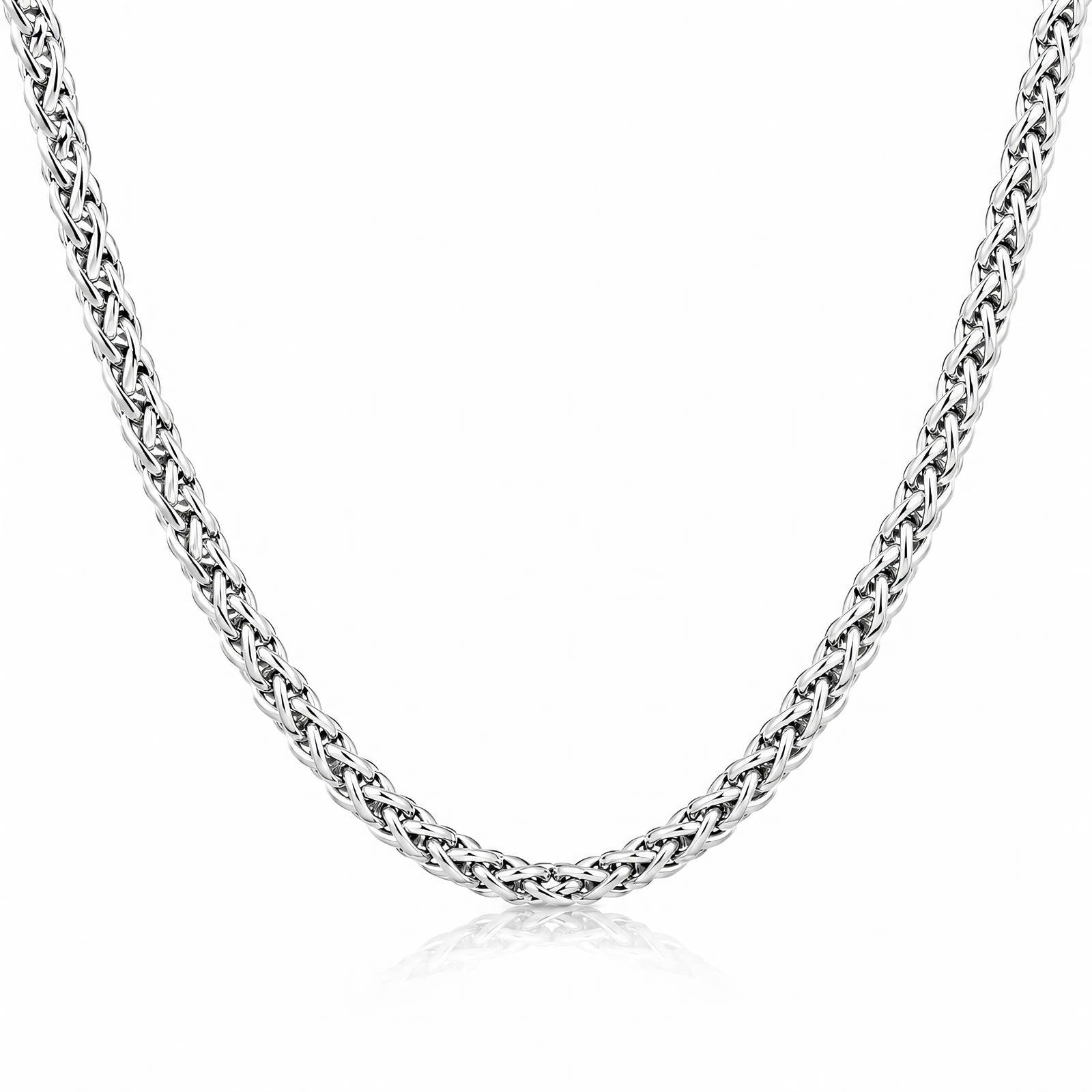 Apex Forge Cuban Chain Men's Waterproof Silver Necklace by VYRA Jewellery - waterproof tarnish-resistant silver necklace