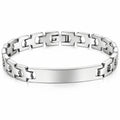Chrono Grid Steel Men's Waterproof Silver Bracelet by VYRA Jewellery - waterproof tarnish-resistant silver bracelet
