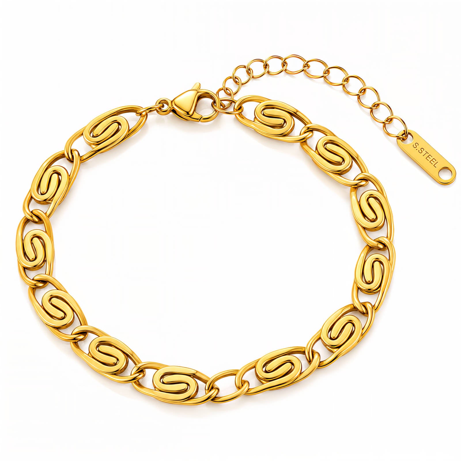 Avery Everyday Waterproof Gold Bracelet for Women by VYRA Jewellery - waterproof tarnish-resistant gold bracelet