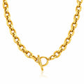 Sienna Statement Toggle Waterproof Gold Necklace for Women by VYRA Jewellery - waterproof tarnish-resistant gold necklace