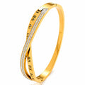 Zuri Crossover Roman Numeral Bracelet