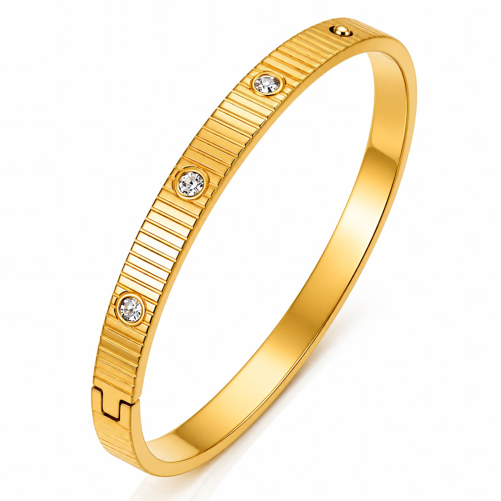Sienna Everyday Waterproof Gold Bangle Bracelet for Women