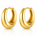 VYRA waterproof PVD gold-plated stainless steel earrings