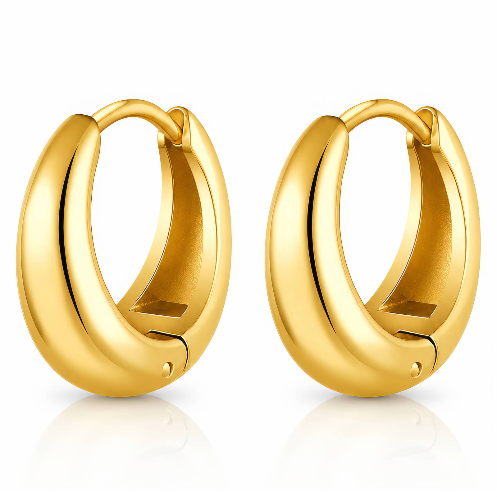 VYRA waterproof PVD gold-plated stainless steel earrings
