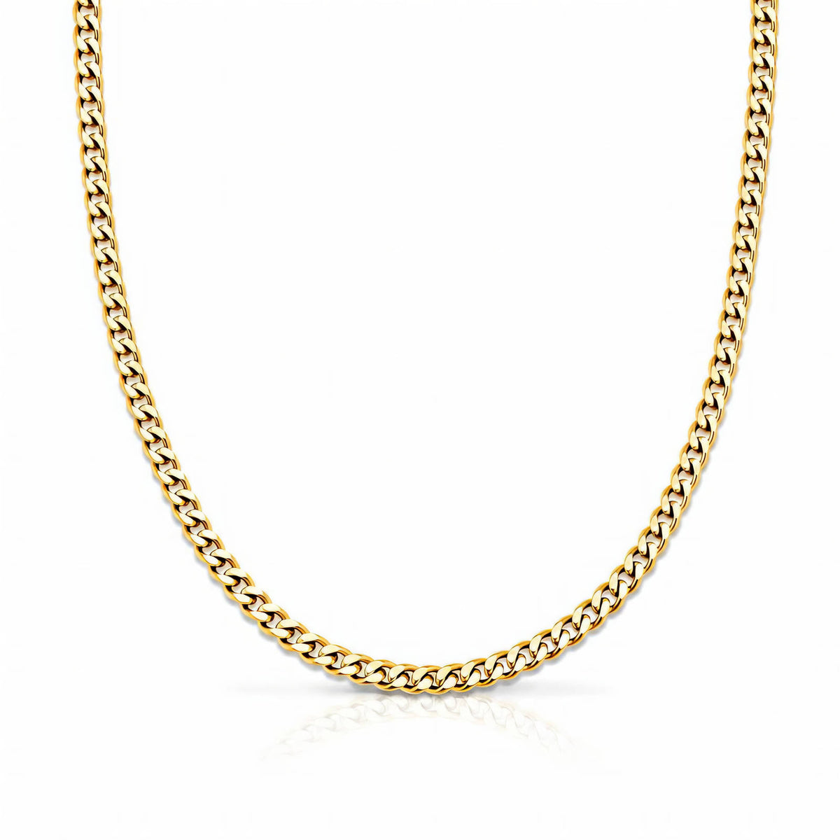 Aureon Everyday Waterproof Gold Chain Necklace for Men by VYRA Jewellery
