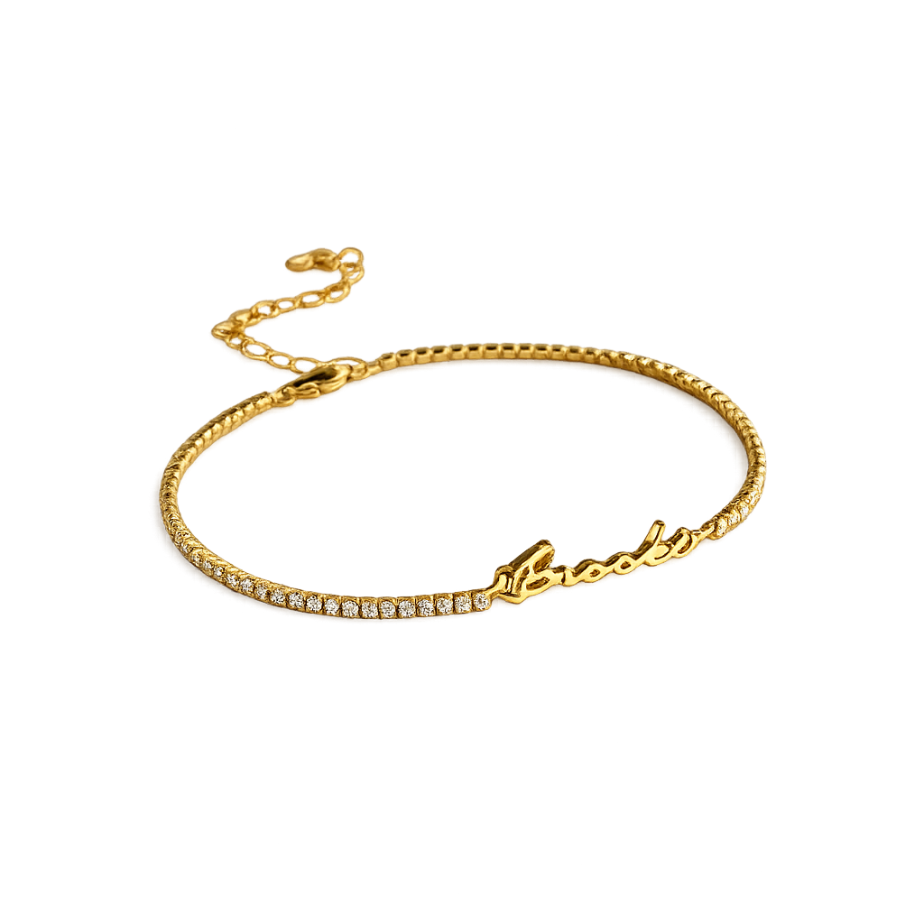Custom Name Tennis Bracelet
